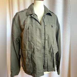 Olive Green Utility Jacket size Medium Banana R